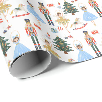 Nutcracker Ballerina Christmas Wrapping Paper