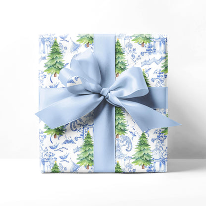 Christmas Chinoiserie Wrapping Paper